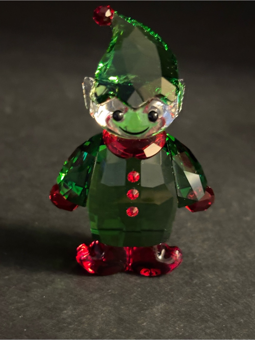 Swarovski Santa's Helper Elf Crystal Figurine 5286532 Retired NOB With Box & COA